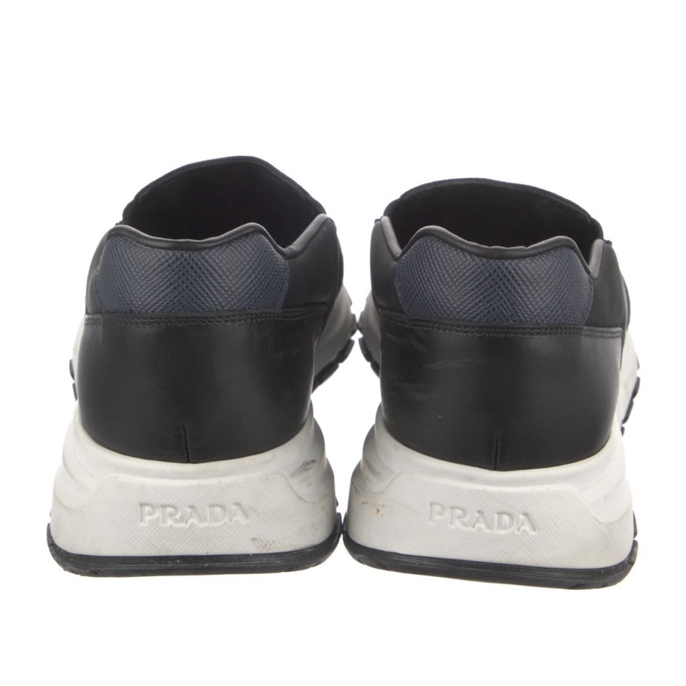 Prada Leather Slip-On Sneakers - Picture 3 of 11